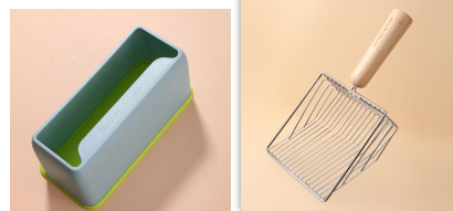 Metal Litter Scoop with Stand