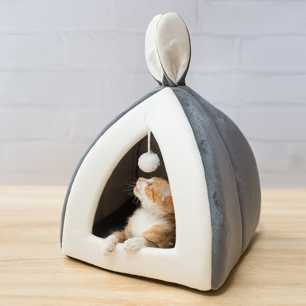 Enclosed Cat House Bed