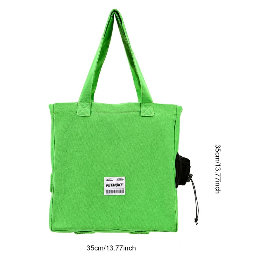 Canvas Cat Carrier Bag