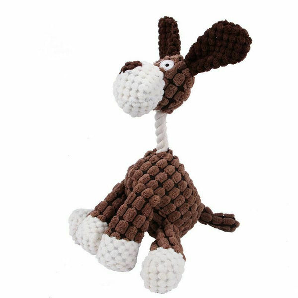 Corduroy Squeaky Dog Toy