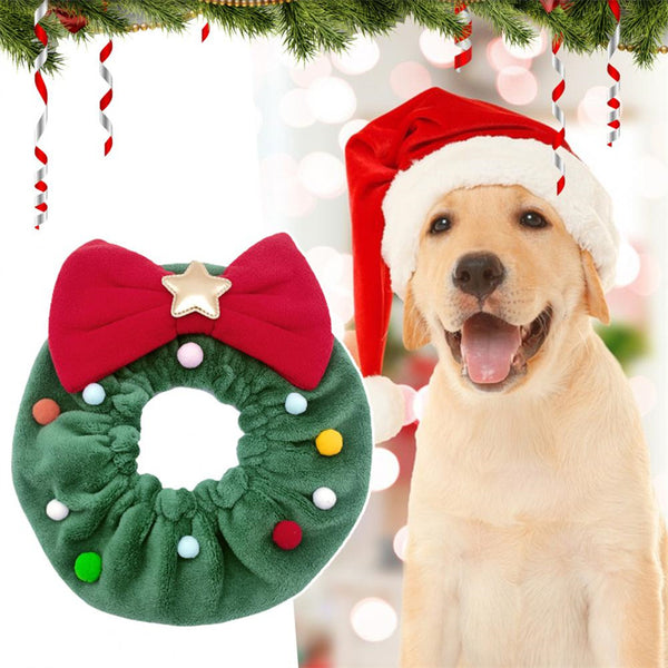 Christmas Bow Pet Collar