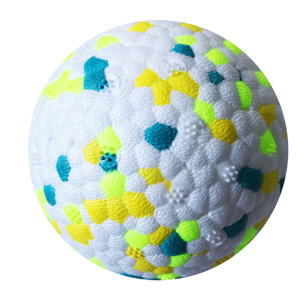 Ridged Dog Play Ball