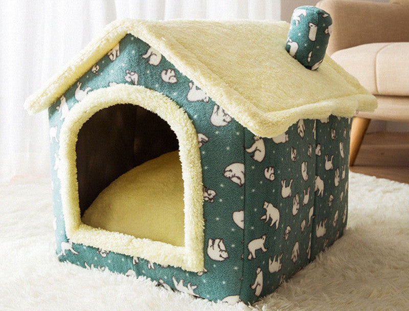 Foldable Enclosed Pet House