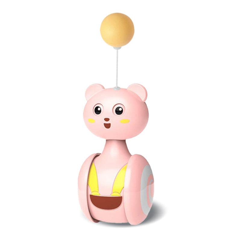 滾動羽毛貓玩具